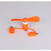 3 In 1 Portable Mini Cell Phone Cooling Fan Type C Micro Lightning Interface Cooler For iPhone Android iPad Travel Summer Gadget