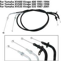 Motorcycle Push&Pull Throttle Cable Line Wires Parts For Yamaha XV535 Virago 535 XV500 Virago 500 XV400 Virago 400 Accessories