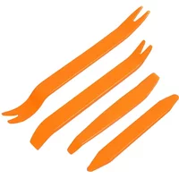 4Pcs Car Door Clip Panel Removal Tools Audio Video Dashboard Dismantle Kits Installer Pry Tool Plastic Trim Panel Repair Tools