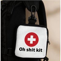 with Safety Buckle & Zipper Pocket Print Coin Purse - Multifunctional Storage Bag for Coins,Keys,Cards - women Compact Organizer
