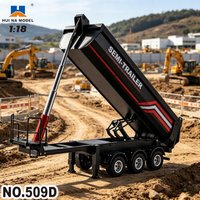Huina 1/18 1509 Rc Semi Dump Trailer Electric Lifting For Rc Tractor Truck