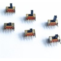20pcs/lot 6 Sizes SK12D07 Toggle Switchs 3Pin PCB 2 Position 1P2T SPDT Miniature Slide Side Knob SK12D07VG4 Drop Shipping