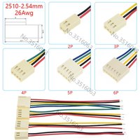 5/10Pcs KF2510 2510 2.54mm Female Plug Connector With Wire 100/200/300mm Cable 2/3/4/5/6/7/8P Pin Double Jumper Line For Arduino