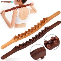 Wood Therapy Lymphatic Drainage Massage Stick, Neck Back Waist Leg Pain Relief Myofascial Release, Body Sculpting Massage Tool