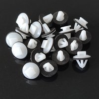 50PCS Exterior Body Door Plastic Moulding Vent Trim Plate Panel Clips For Toyota 62955-20020 62955-12010 90467-08080 90467-10077