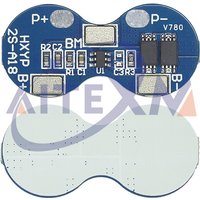 1PCS/10PCS 2S Li-ion 18650 Lithium Battery Charger Protection Board 7.4V Overcurrent Overcharge Overdischarge Protection 4A BMS