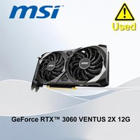 GeForce RTX 3060 VENTUS 2X 12G PCI Express 4.0 16X 15000MHz GDDR6 192bit 1×HDMI