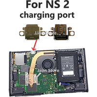 100pcs-200pcs/lot charging port For Nintendo Switch 2 Host power connector NS2 Type C pigtail