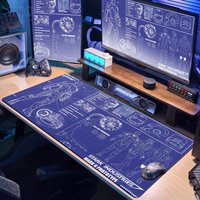Lager I-Iron Man Mouse Pad Anime Hero Gamer Cabinet PC Gaming Non-slip Carpet Accessories Office Home Keyboard Computer Desk Mat