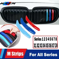 3Pcs M Power 3-Color Grille Trim Clips for BMW X1 X2 X3 X4 X5 X6 X7 F48 G01 G02 G05 G07 Auto Exterior Styling Accessories