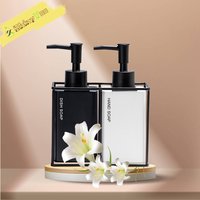 Ceramic Lotion Dispenser Bottles, Shampoo & Shower Gel Dispenser for Bathroom Countertop, Leak-Proof Hand Liquid Soap Dispenser