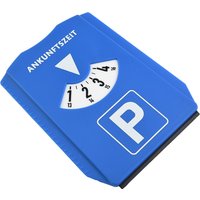 Car Parking Disc Timer Clock Arrival Time Display Blue Plastic Parking Portable ABS Car Accessories Parking Timer