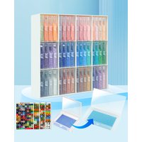 ForeverYoung 48pcs Extra Large Diamond Storage Containers Trays & Rack - Organized Solution for Diamond Painting Accessories
