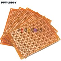10PCS Prototype Paper Copper 5x7cm 5*7CM pumuddsy PCB Universal Experiment Circuit Board