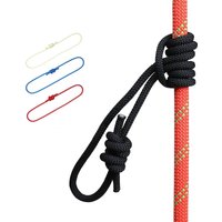 6mm Prusik Cord Rope 120cm Length Accessory Rope Durable Heat Resistant Polyester Nylon Kevlar Outdoor Rock Climbing Rope