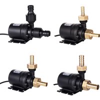 DC 12/24V Water Pump High Pressure Ultra Quiet 800L/H Low Noise Pump Fish Tank Water Circulation Small Booster Pump 1Pc