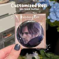 Resident Evil 9 Leon Kennedy Enamel Pin | RE9 Cosplay Badge & Backpack Accessory | Premium Capcom Fan Collectible