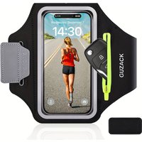 GUZACK 7.0 Antifall Arm Running Bags For iPhone 17 16 Pro Max 17 AIr 15 Plus 14 13 Xiaomi Outdoor Men Women Sports Armband Pouch