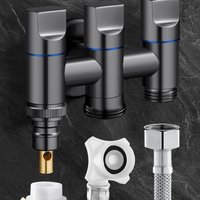 Three hole faucet, a multifunctional faucet suitable for washing machines, sinks, toilets, and seats