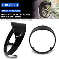 For VESPA GTS300 GTS250 GTS 300 HPE 2019-2023 Motorcycle Scooter Headlight Ring Headlamp Cover Protector Decorative Frame Guard