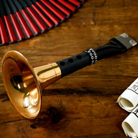 Portable Playing Kazoo Beginners Easy Learning Small Horn Adult Children Performance Mini Suona Professional Brass Instruments