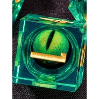 DND Liquid Core D&D Dice Set, Sharp Edge Resin Dungeon and Dragon Dice, Role Playing RPG D and D Dice D20 D12 D10 D8 D6 D4