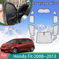 Pare-soleil de voiture pour Honda Fit Jazz, protection solaire, rideaux de fenêtre, accessoires automobiles, convient aux modèles GE6 GE7 GE8 GE9 corner3 227 2008 ~ 2013 2009 2011