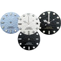 28.5mm S Logo Dial Suitable For NH35/NH36/4R/7S Japanese Automatic Movement Green Luminous Watch Modification Accessories