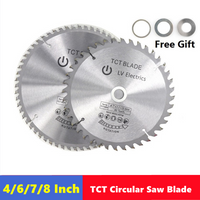 1pcs TCT woodworking saw blade 4/6/7/8inch 30T/40T/60Tmultifunctional circular cutting disc for cutting wood cutting tools