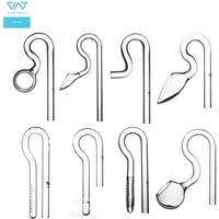 VIV Mini Nano Glass Inflow Outflow Pipe Lily Spin Peony Ochid Aquarium Filter Accessories