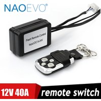 NAOEVO LED-Lichtleiste, Fernschalter, 12 V, 40 A, Relais, 180/300 W, Kabelbaum, Stroboskop-Schalter, Blitz-Set für Offroad-LKW, Jeep-Draht