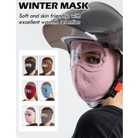 AliExpress NONE Winter Warm Face Mask with Goggles Anti Dust Cycling Bicycle Ski Mask for Men Women Cold Weather Outdoor Activities Windproof