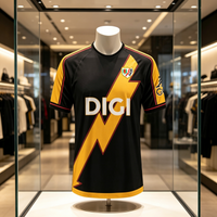 New Unisex Rayo Vallecano 26 Third Football Jersey Short-Sleeve Quick-dry Breathable Trendy Match & Daily Wear Family Kids Tees
