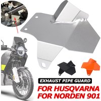 Motorcycle Exhaust Pipe Protection Cover Rear Shock Heat Shield Guard For Husqvarna Norden 901 Norden901 ADV 2023 Accessories