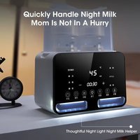 2 in1 Baby Bottle Warmer and Sterilizer Automatic Smart Temperature Control Milk Heating Disinfection
