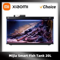 Xiaomi Mijia Smart Fish Tank MYG100 20L, Pre-Assembled One-Touch Drainage App Control Auto Feeding & Light