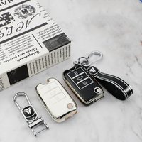 Soft TPU Car Flip Key Case Cover Bag Shell Protector Keychain Accessories for Roewe RX5 MG3 MG5 MG6 MG7 MG ZS GT GS 350 360 750