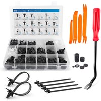 415 Car Retainer Clips Fasteners Kit Bumper Clips Plastic Push Pin Rivets Set GM Door Panel Clips Honda Ford Toyota Chrysler