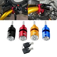 Motorcycle Helmet Lock On Brake Clutch Handlebar Clamp Bracket For Harley Models 1996-2024