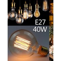 Dimmable Edison Light Bulb E27 Base 40W 220V-240V ST64 A19 G80 G95 Retro Vintage Edison Bulb Incandescent Ampoule Light