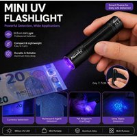 365nm/395nm Mini UV Led Flashlight Usb Rechargeable Nail light Torch Pet Urine Tinea Money Porcelain Jade Scorpion Check lamp