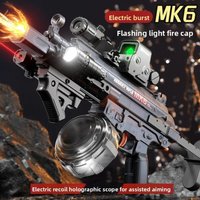 New MK6 Electric Water Gun High Speed Burst Fire Small Mouse Fire Water Gun Best-selling Water Gun with Mist Spray