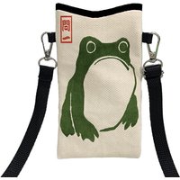 Frog CrossbodyBag Print Phone Wallet with AdjustableShoulder Strap Unisex Design ForDailyUse,Travel10.7