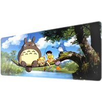 Anime Kawaii Table Mat Mousepad Office HD Print T-Totoros Large Deskmat Non-Slip Keyboard Pads Pc Cabinet Cute Carpet Mouse Pad