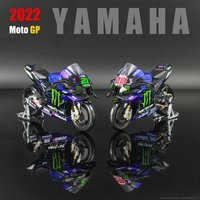 Maisto 1:18 2022 Équipe de course d'usine Yamaha # 21 Morbidelli # Modèle de moto en alliage de simulation sous licence 20 Quartararo Collecti