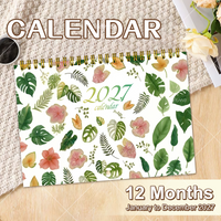 2027 A5 Appointment Hanging Calendar Wall Calendar for Room Home Office Holiday Planning Memo Writing Daily Organizer