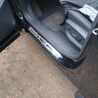 For MG ZS HEV Hybrid ES5 EV 2025 Car Door Sill Protector Pedal Cover Scuff Plate Trims Sticker Car Styling Accessories