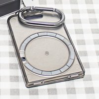 Protective Case Magnetic Closure For PLAUD Note/For Plaud Note Pro(2025) Recording Devices Transparent Grey