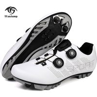 AliExpress TFanJump Cycling Shoes Unisex Mountain Bike Shoes, Women's Cycling Sports Shoes,Mountain Bike Cross-Country Road Flat Bike Racing SPD-MTB