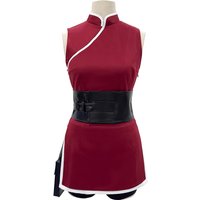 HOLOUN Anime Haruno Sakura Cosplay Kostüm Top Shorts Beutel Halloween Weihnachten Geschenk Cos Convention